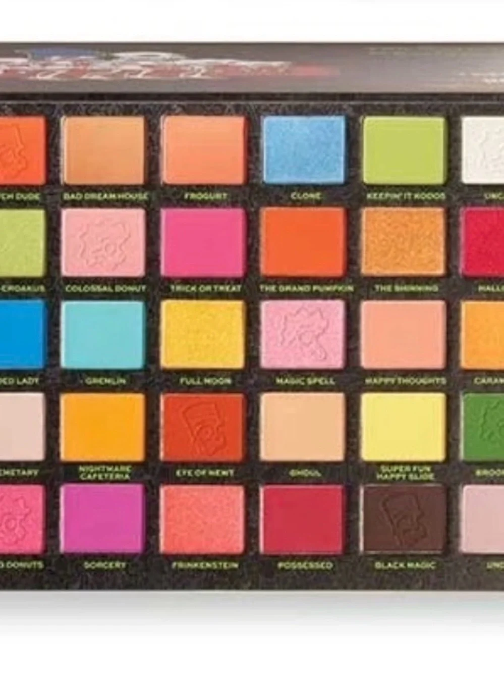 Revolution Spooktacular Shadow Palette - Black with Neon Green Accents
